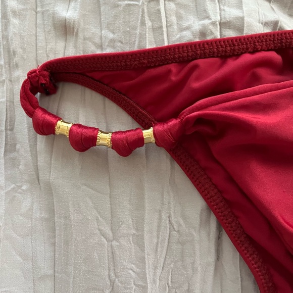 ViX by Paula Hermanny Paula Red Bikini Bottoms NWOT Size XS - Picture 5 of 7
